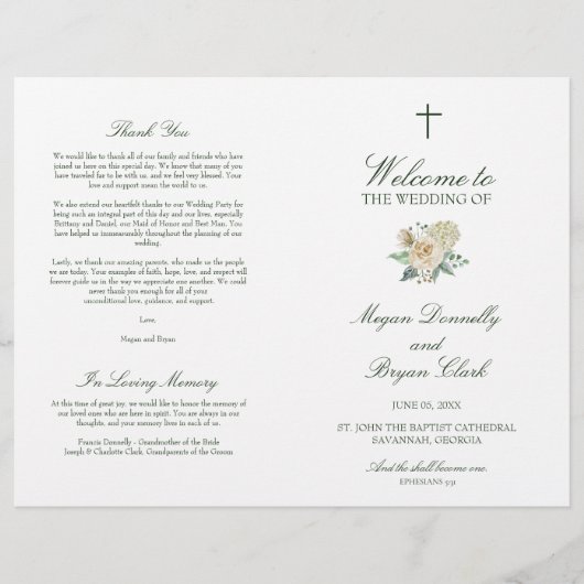 Megan Christlich Cross Wedding (Vorderseite)