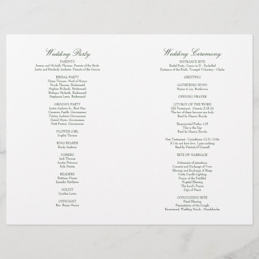 Megan Christlich Cross Wedding (Rückseite)