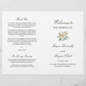 Megan Christlich Folding-Zeremonie-Programm (Vorderseite)