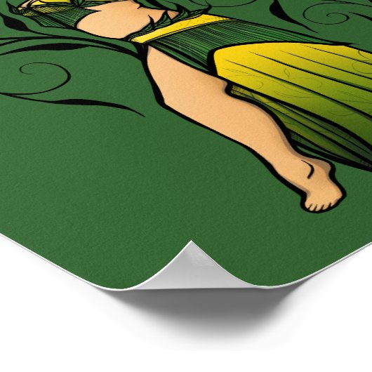 Megan Green Bly Dancer Poster (Ecke)