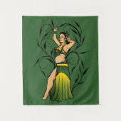 Megan Green Bly Dancer Wandteppich (Vorderseite)