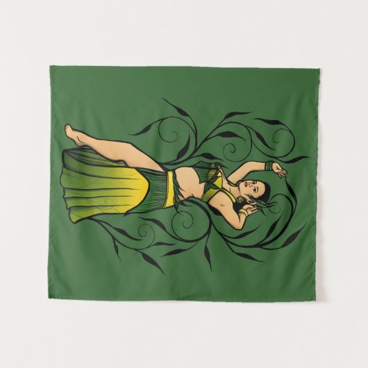 Megan Green Bly Dancer Wandteppich (Vorderseite (Horizontal))