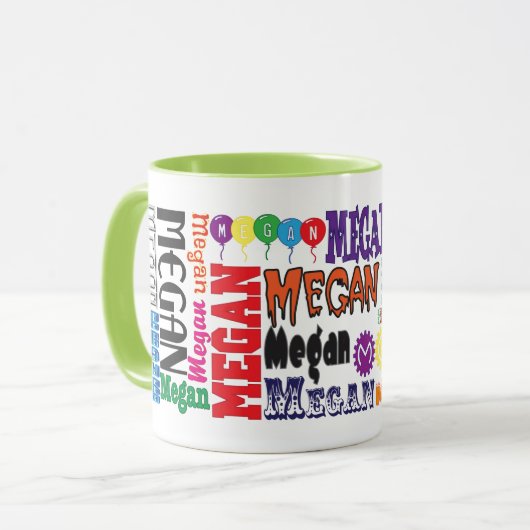 Megan-Kaffee-Tasse Tasse (Vorderseite Links)