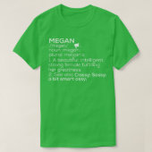 Megan Name Definition Megan Female Name 1 T-Shirt (Design vorne)
