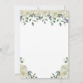 Megan Nuestra Boda Catolica Einladung zur Hochzeit (Rückseite)