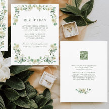 Megan Simple Greenery Hochzeitsempfang-Einschluss