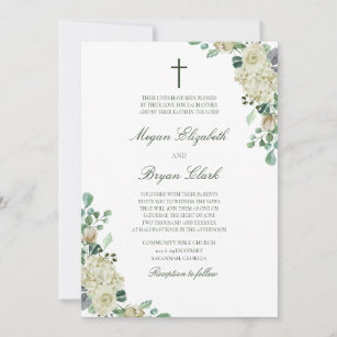 Christliche Hochzeit Einladungen Zazzle De