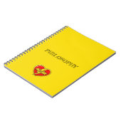 Megan Yellow Notizblock (Linke Seite)