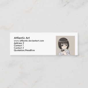 megane, Attlantic Kunst, www.attlantic.de Mini Visitenkarte