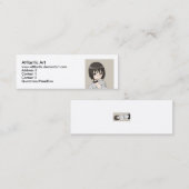 megane, Attlantic Kunst, www.attlantic.de Mini Visitenkarte (Vorne/Hinten)