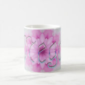 MeganFloral-Gewohnheit Kaffeetasse (Mittel)