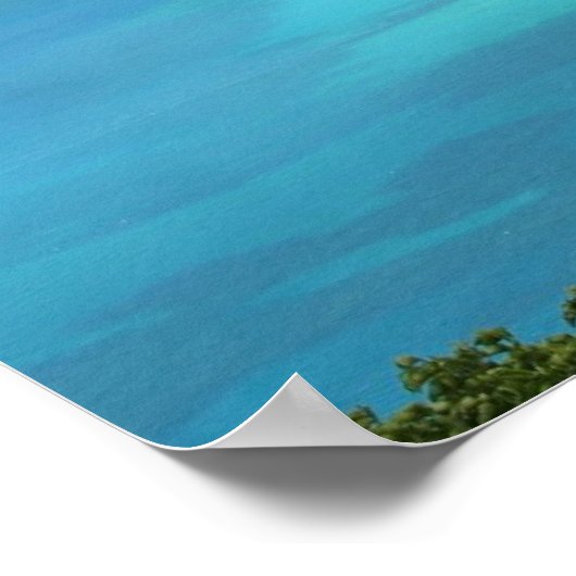 Megan's Bay Poster (Ecke)