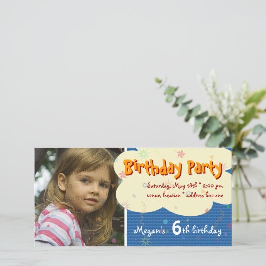 Megan's Geburtstagsparty-Foto (Stehend Vorderseite)