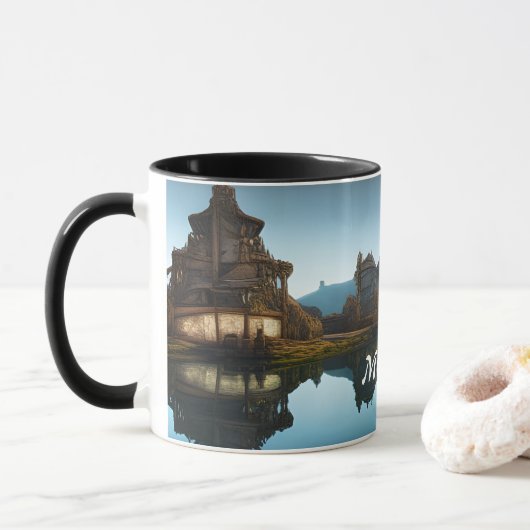 Megan's Morning Tea Personalisiert anpassbar Tasse (Mit Donut)