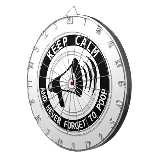 Megaphon: Behalt ruhig und vergiss nie. Dartscheibe (Vorderseite rechts)