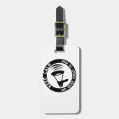 Megaphon: Behalt ruhig und vergiss nie. Gepäckanhänger (Vorderseite vertikal)