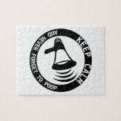 Megaphon: Behalt ruhig und vergiss nie. Puzzle (Horizontal)