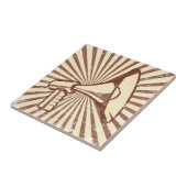 Megaphon Fliese (Seite)