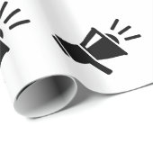 Megaphon Geschenkpapier (Rolleneckpunkt)