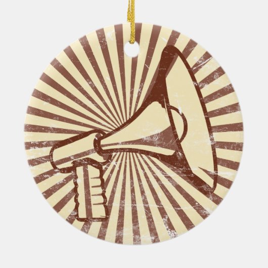 Megaphon Keramikornament (Hinten)