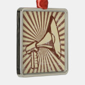 Megaphon Ornament Aus Metall (Rechts)