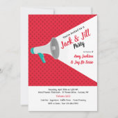 Megaphone-Einladung Einladung (Vorderseite)