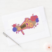 Megaphone-Logo (einfache Aufkleber) Rechteckiger Aufkleber (Umschlag)