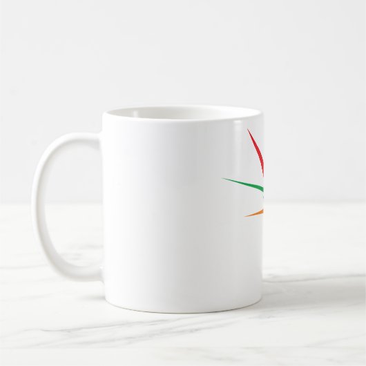 Megaphone Sound Waves Tasse (Links)