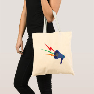 Megaphone Sound Waves Tote Bag Tragetasche