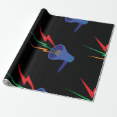 Megaphone Sound Waves Wrapping Paper Geschenkpapier (Ungerollt)
