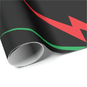 Megaphone Sound Waves Wrapping Paper Geschenkpapier (Rolleneckpunkt)