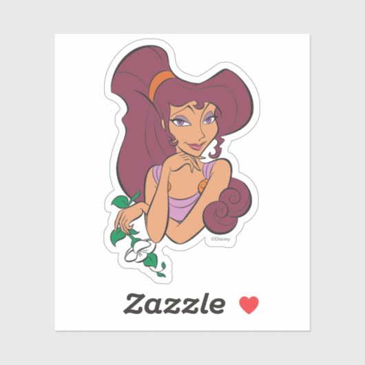 Megara Goddess at Heart Sticker (Blatt)