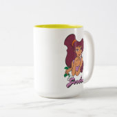 Megara Goddess at Heart Two-Tone Coffee Mug Zweifarbige Tasse (VorderseiteRechts)