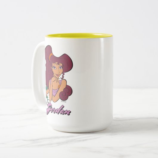 Megara Goddess at Heart Two-Tone Coffee Mug Zweifarbige Tasse (Vorderseite Links)