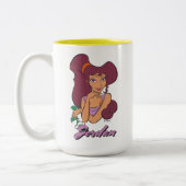 Megara Goddess at Heart Two-Tone Coffee Mug Zweifarbige Tasse (Links)