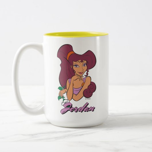 Megara Goddess at Heart Two-Tone Coffee Mug Zweifarbige Tasse (Links)