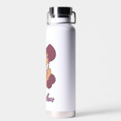 Megara Goddess at Heart Water Bottle Trinkflasche (Rückseite)