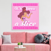 Megara - It's Been a Slice Canvas Print Leinwanddruck (Insitu (Wohnzimmer))