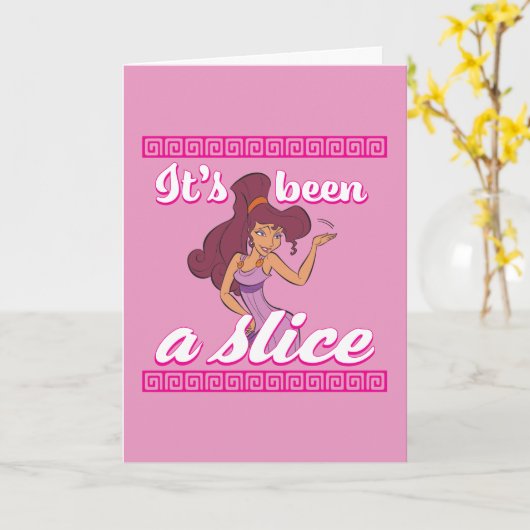 Megara - It's Been a Slice Card Karte (Gelbe Blume)