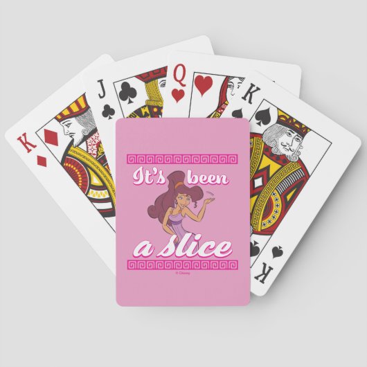 Megara - It's Been a Slice Poker Cards Spielkarten (Rückseite)