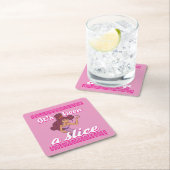 Megara - It's Been a Slice Square Paper Coaster Rechteckiger Pappuntersetzer (Vor Ort)