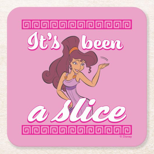 Megara - It's Been a Slice Square Paper Coaster Rechteckiger Pappuntersetzer (Vorderseite)