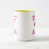 Megara - It's Been a Slice Two-Tone Coffee Mug Zweifarbige Tasse (Mittel)