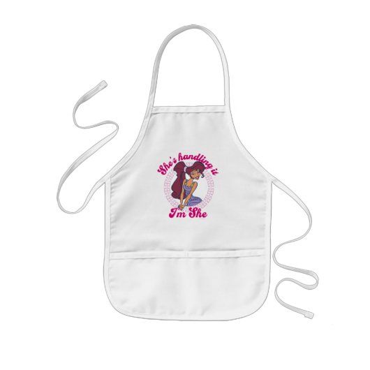 Megara - She's Handling It, I'm She Kids' Apron Kinderschürze (Vorne)