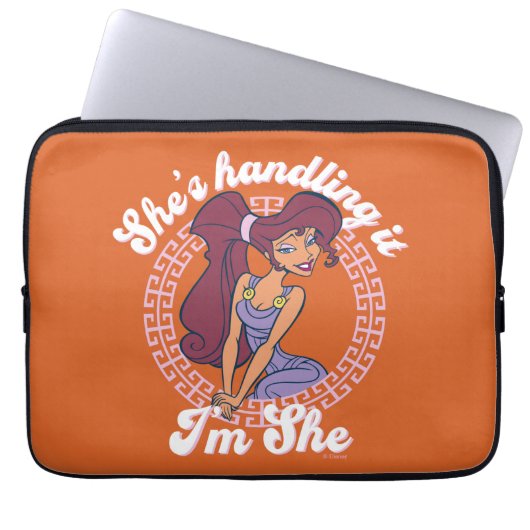Megara - She's Handling It, I'm She Laptop Sleeve (Vorderseite)