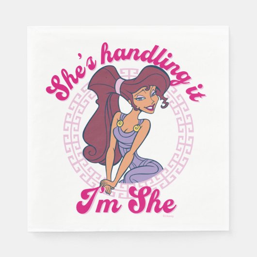 Megara - She's Handling It, I'm She Napkins Serviette (Vorderseite)