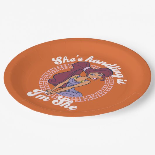 Megara - She's Handling It, I'm She Paper Plates Pappteller (Schrägansicht)