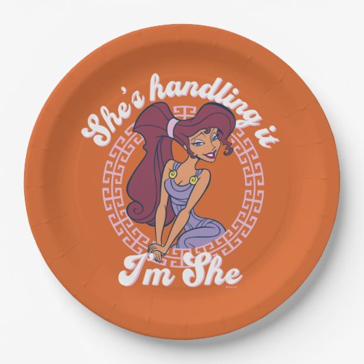 Megara - She's Handling It, I'm She Paper Plates Pappteller (Vorderseite)