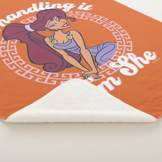 Megara - She's Handling It, I'm She Sherpa Blanket Sherpadecke (3/4)