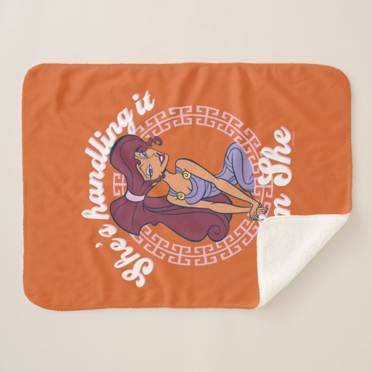 Megara - She's Handling It, I'm She Sherpa Blanket Sherpadecke (Vorderseite (Horizontal))